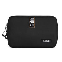 Ginza Tech Pouch Pro — opened, showing extended interior with additional dividers