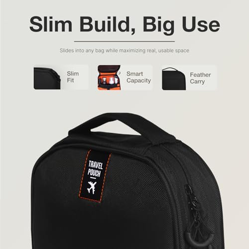Ginza Travel Pouch — carry loop detail