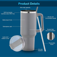 Travel Tumbler 1200ml — lid detail