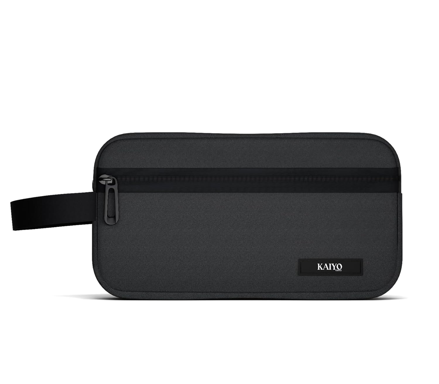 Kaiyo Tokyo Ginza Toiletry Pouch in Grey — exterior view