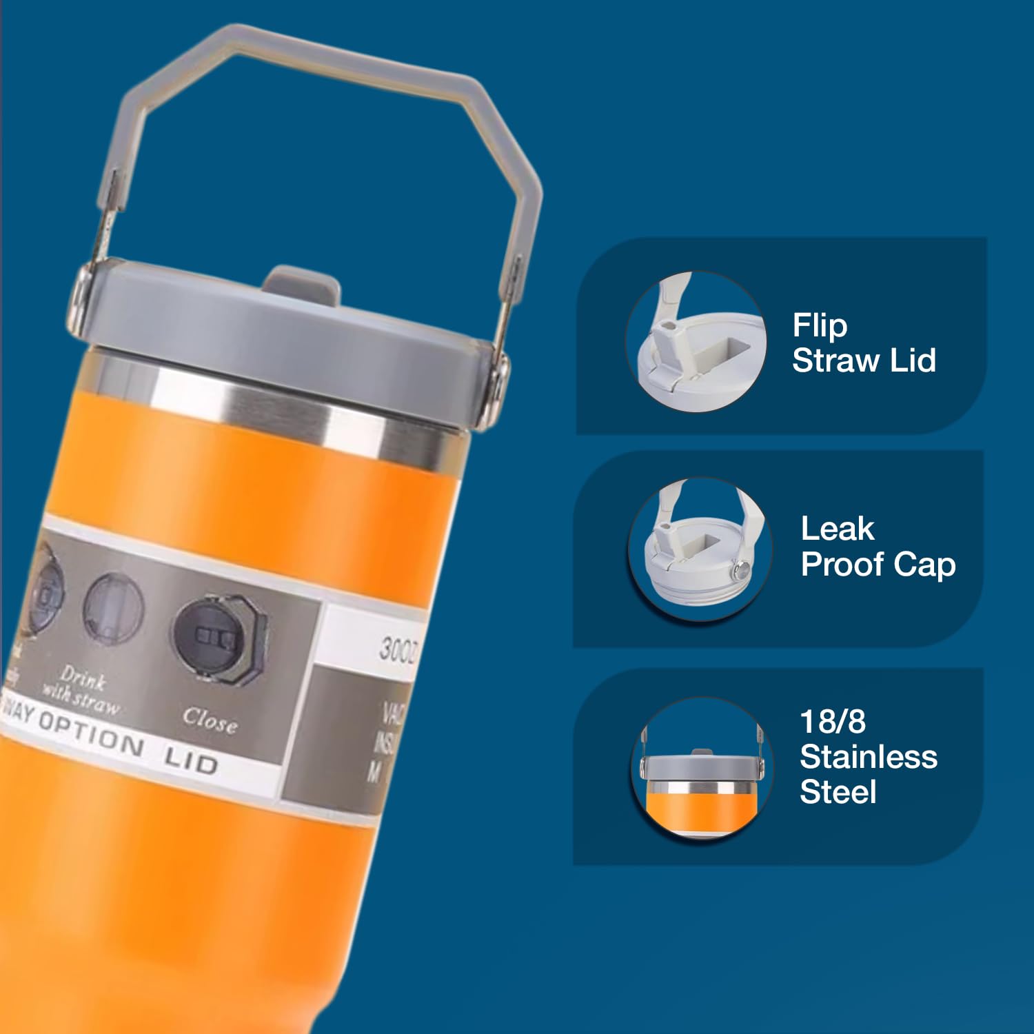 Insulated Travel Mug 900ml — interior