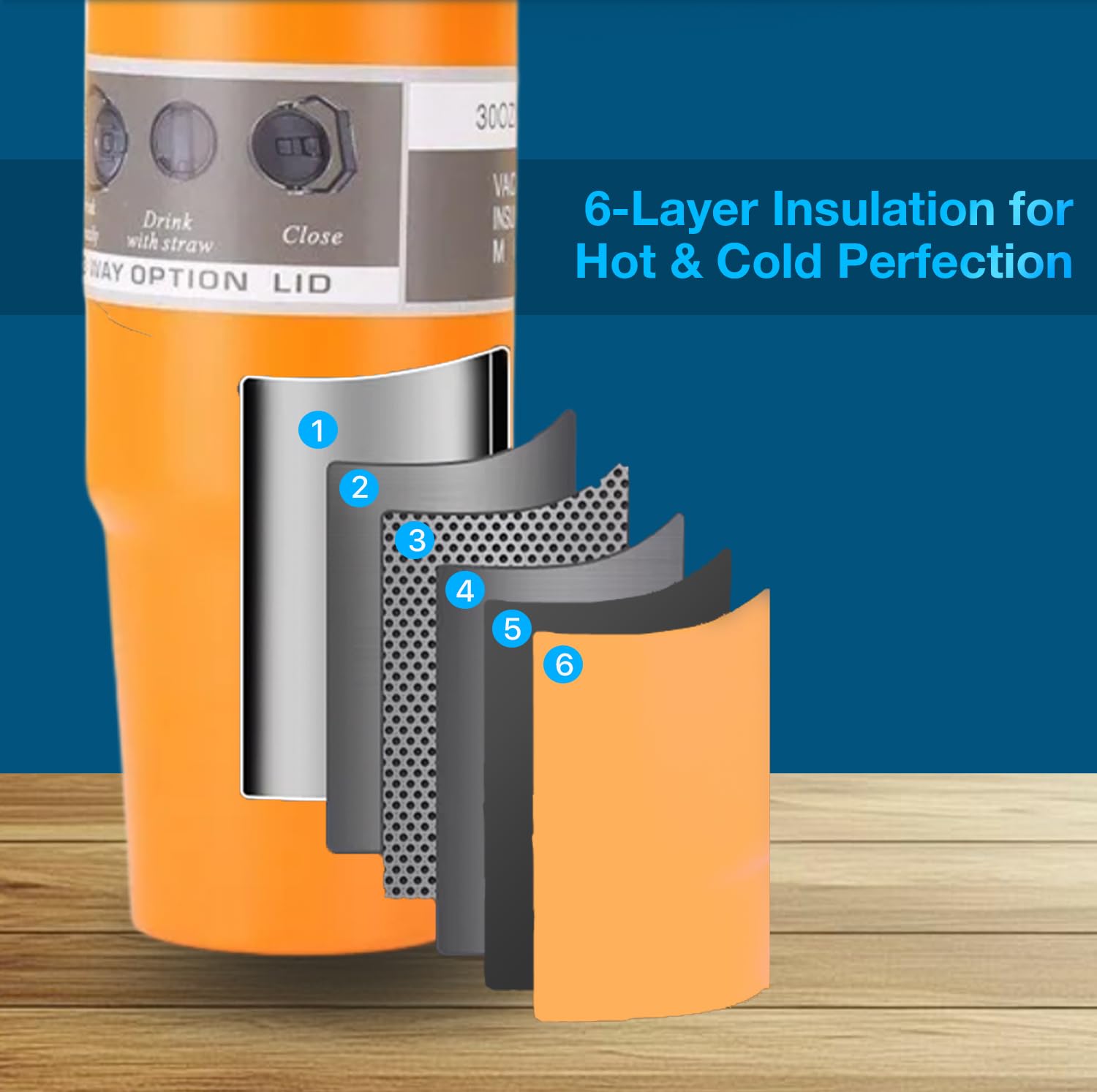 Insulated Travel Mug 900ml — lifestyle