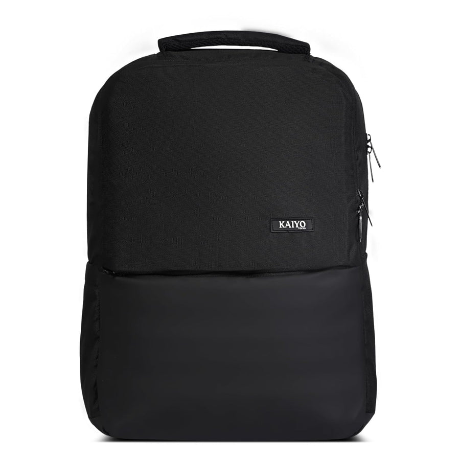 Kaiyo Tokyo Ginza30 Laptop Backpack in Black — exterior view