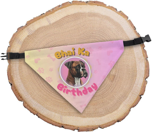 Birthday Bandana Design 1 — worn